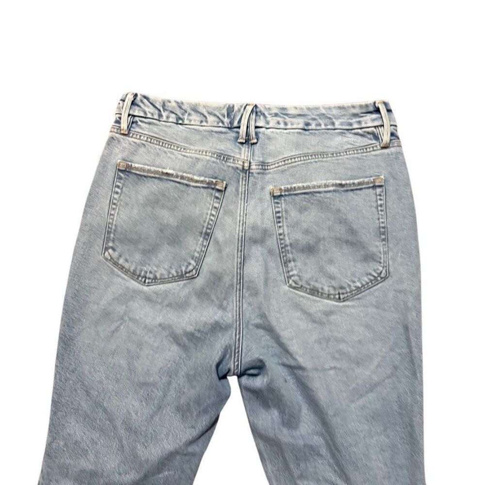 Good American distressed straight leg jeans size 15 - Picture 3 of 5